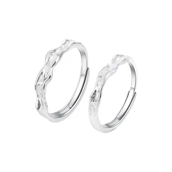 MAGICPOLE 999 Fine Silver Rings Unisex Silver