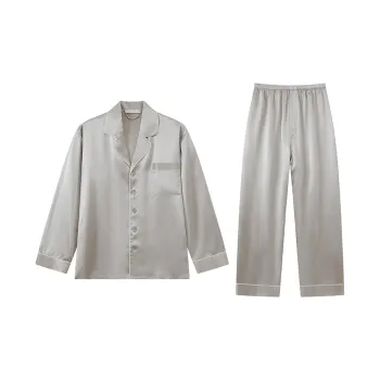Imperial Palace Long-Sleeved High-End Minimalist Style Solid Color Spring And Autumn Loungewear Men's