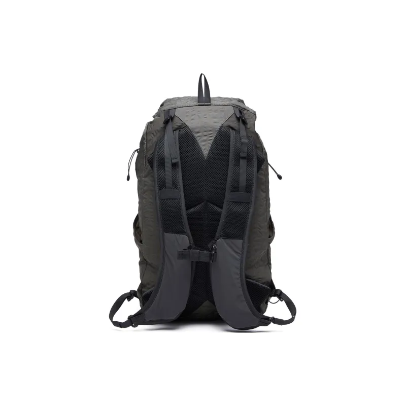 DIESEL Polyamide Nylon Polyester Backpack Men's Gray Dark Green-3