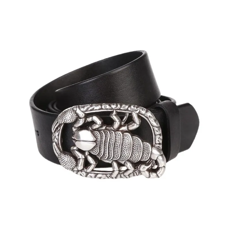 Cows reign Leather Belts Men-2