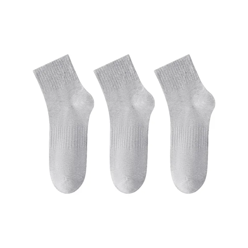 H YXIANG Mid Calf Socks Men's 3 Pack-3
