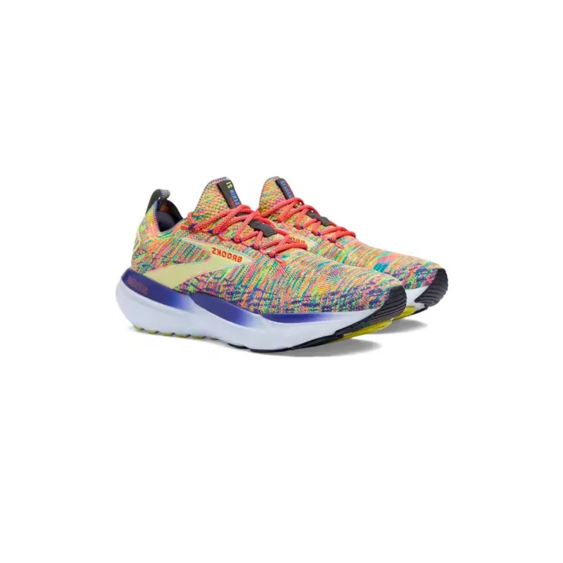 Brooks Cushioned Slip-Resistant Abrasion-Resistant Low-Top Running Shoes Men's Apricot Orange-3