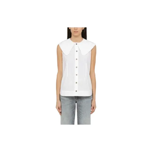 GANNI Shirts Women's White