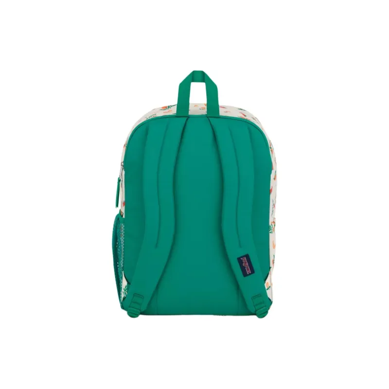 JanSport Polyester Backpack Large Size Unisex Beige & Green-2