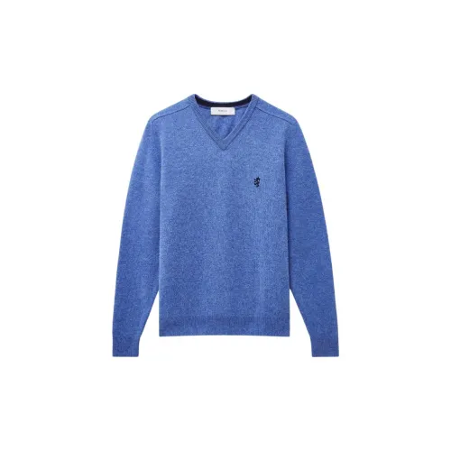 Pringle Of Scotland Sweaters Men Blue