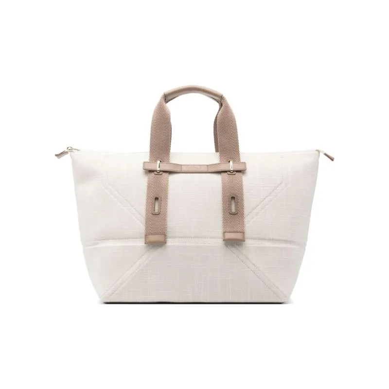 Furla Polyester Tote Bag, Shopping Bag, Handbag Large Size Women's Light Beige-0
