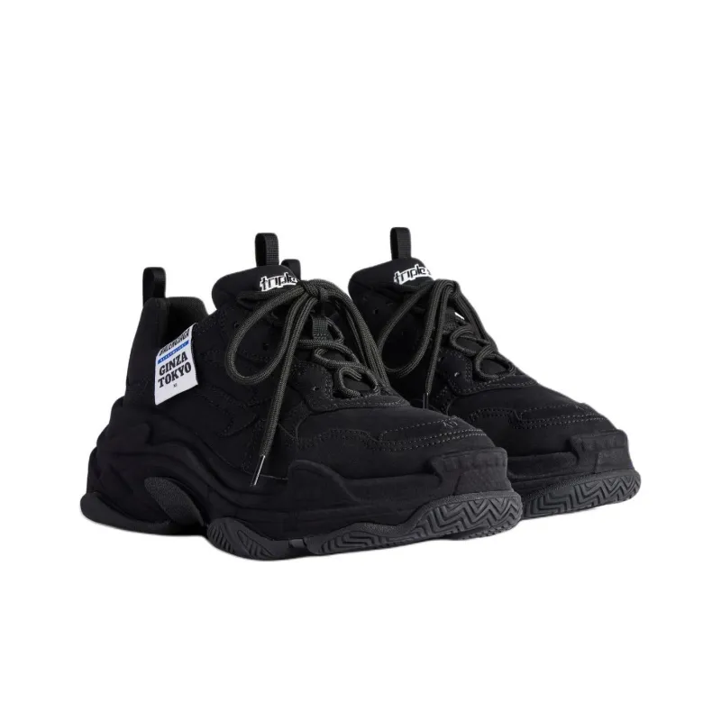 Balenciaga Ginza Triple S Sneakers 'Black'-2