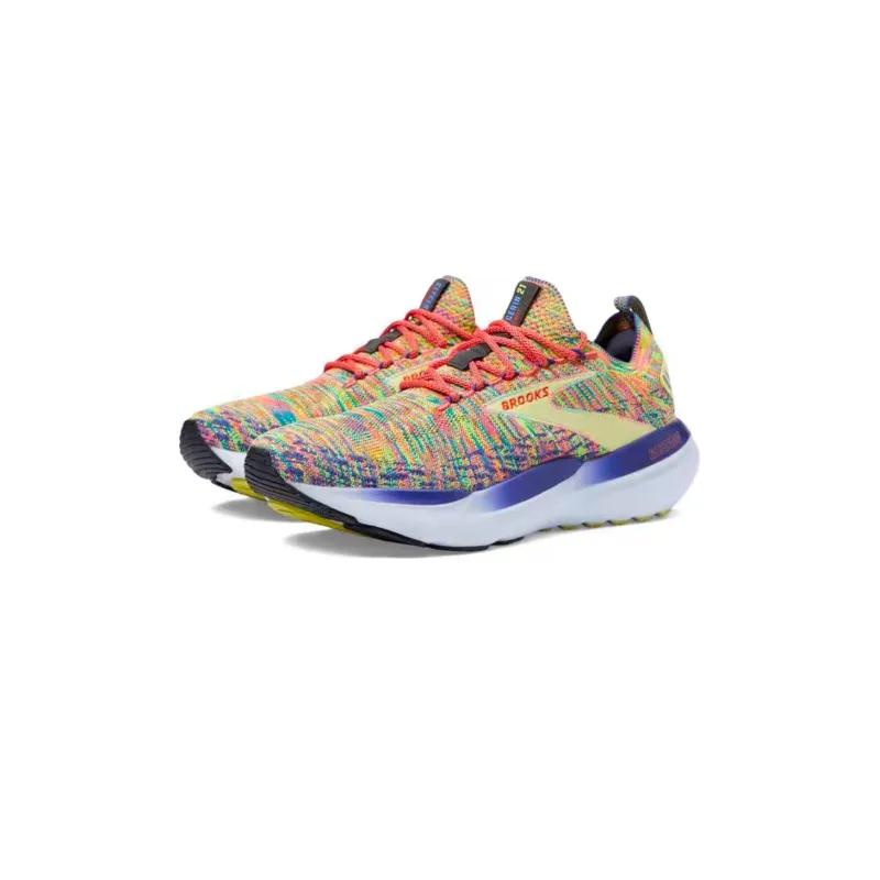 Brooks Cushioned Slip-Resistant Abrasion-Resistant Low-Top Running Shoes Men's Apricot Orange-2