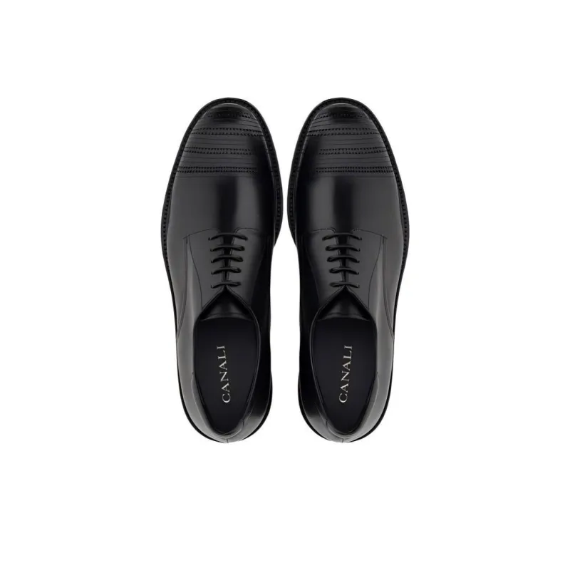 Canali Dress Shoes Men Low-Top Black-3