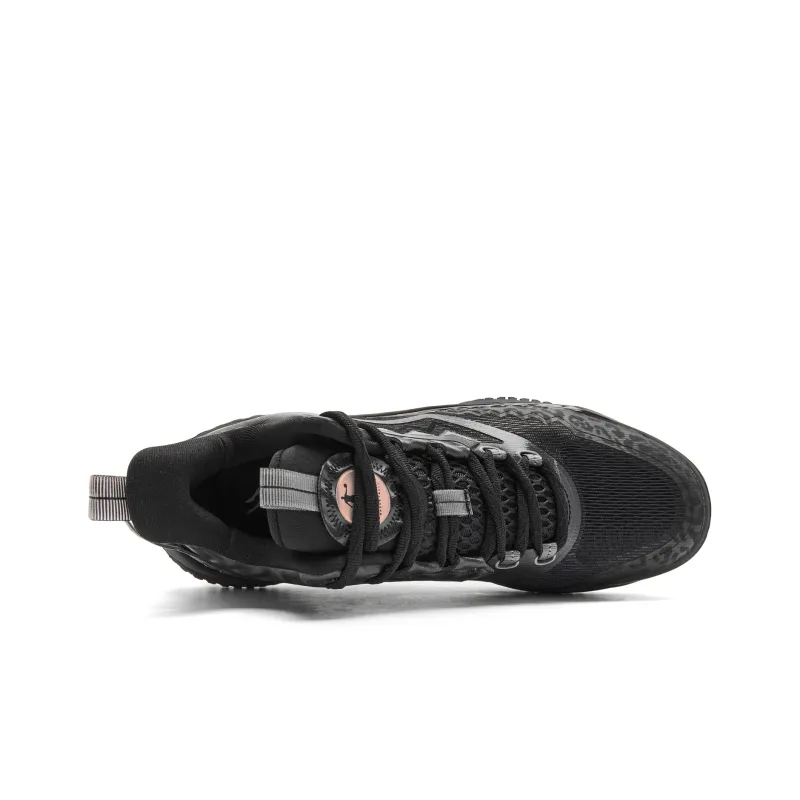 QIAODAN Blast 2.0 Black Panther Cushioning Anti Slip And Wear Resistant Low Top Basketball Shoes Men's Black-3