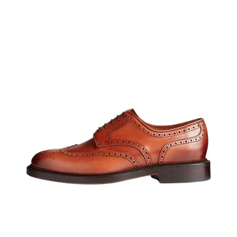 Polo Ralph Lauren Dress Shoes Men's Orange Red-0
