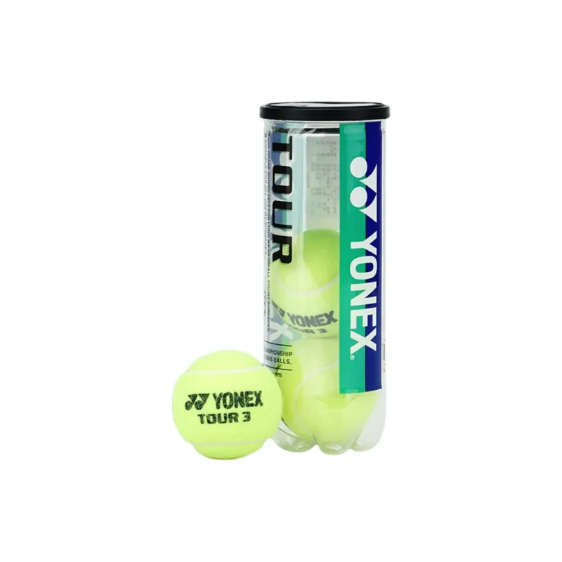 YONEX TB TR3 Tennis Balls Felt, Wool Training Ball Indoor Training Ball Diameter 63.5 66.7mm Yellow Green-0