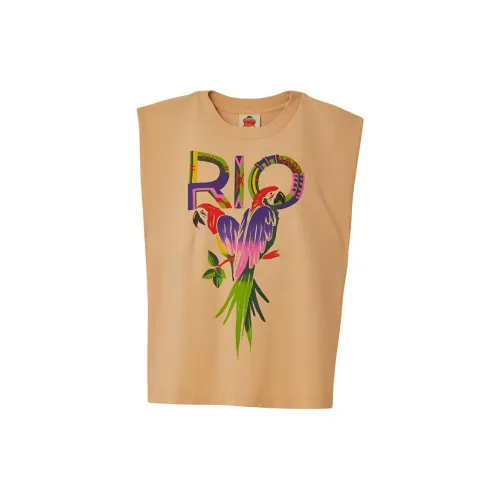 Farm Rio T-Shirts Women's Khaki