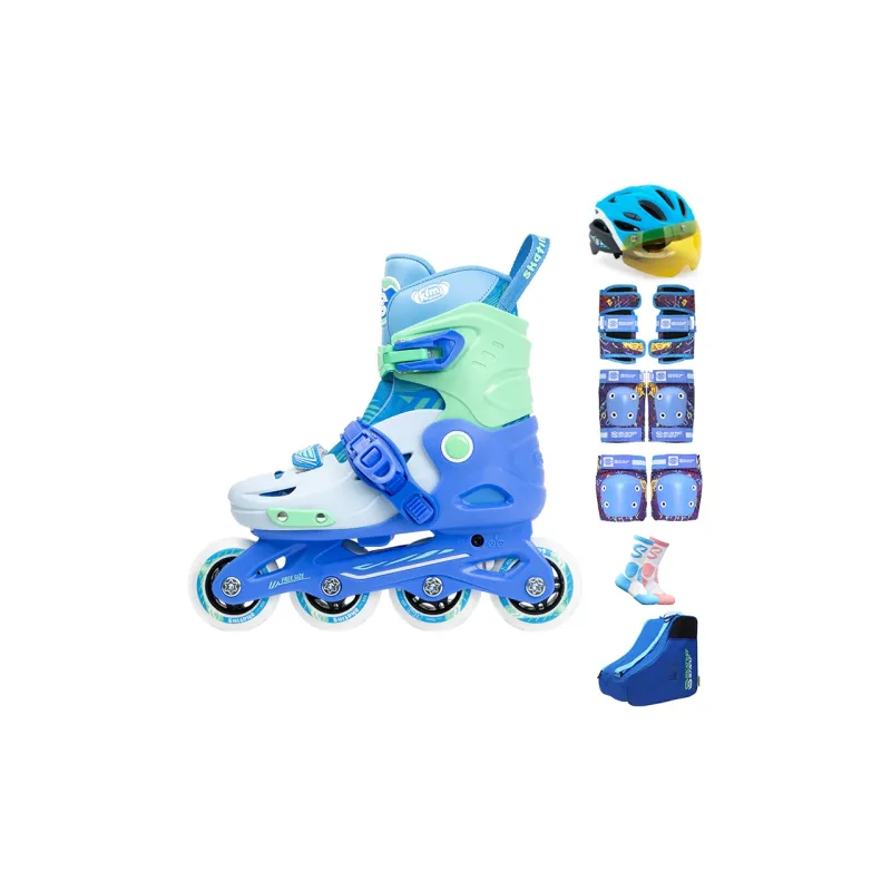 SKATING START Inline Skates Roller Skates Training Recommendation Kids' Four Sizes Adjustable-32