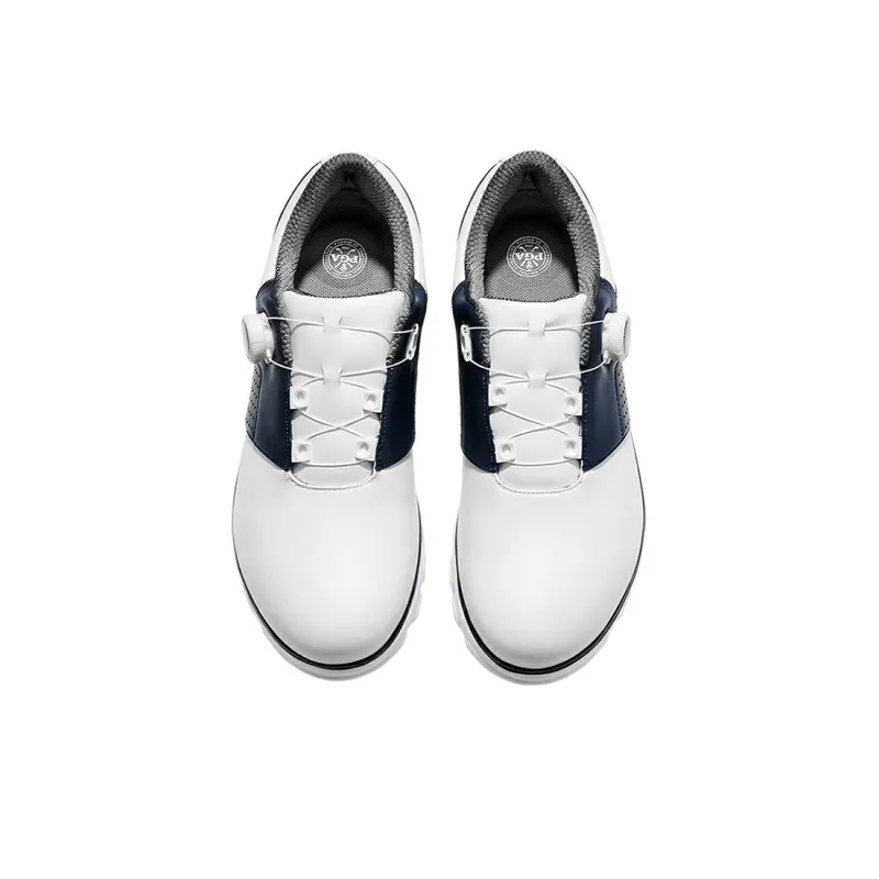 PGA Anti Slip Wear Resistant Low Top Golf Shoes Men's Dark Blue-2