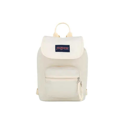 JanSport Recycled Polyester crocodile-effect Mini Unisex Coconut Color