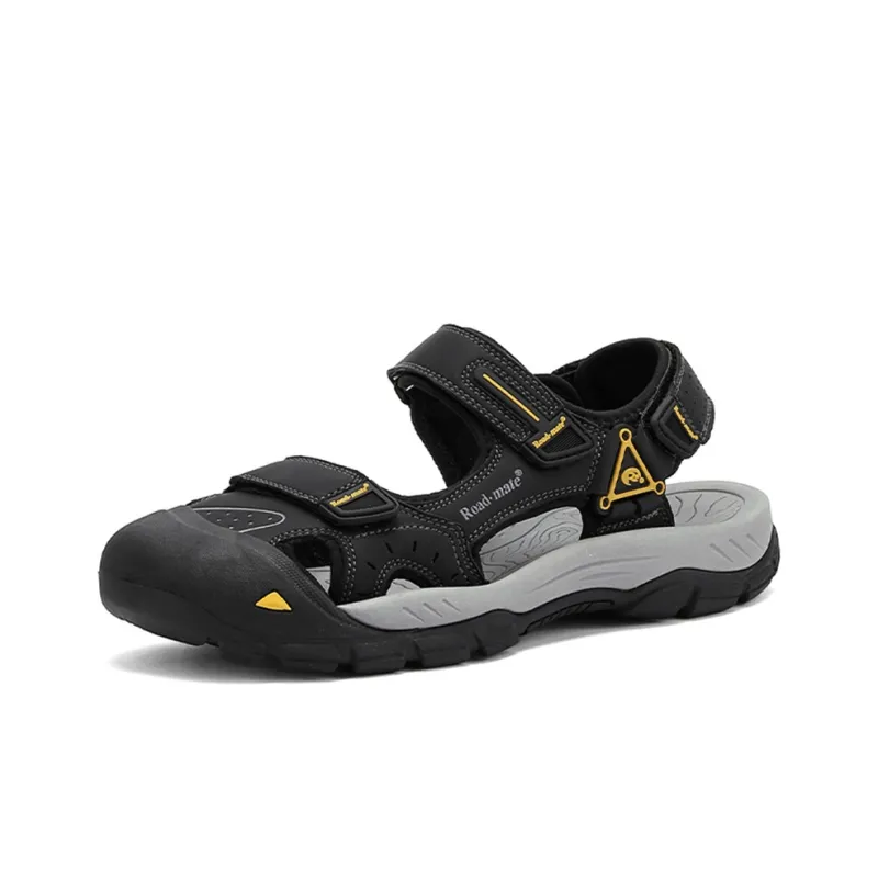 Road Mate Beach Sandals Men's Black-1