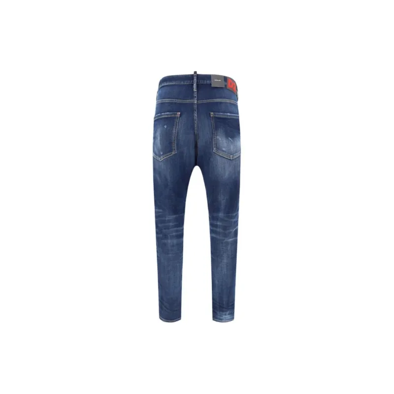 DSQUARED 2 Skater Logo Patch Denim Jeans-1