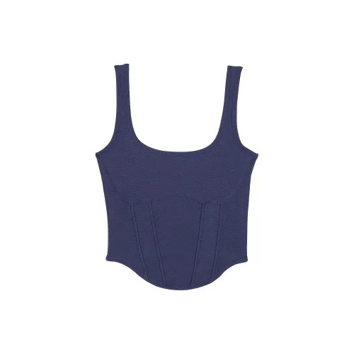 Victoria's Secret Tank Tops Women's Midnight Navy/Marine Blue