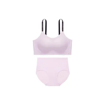Victoria's Secret Jelly Strip Camisole Series Underwear Set Women's Pink Purple