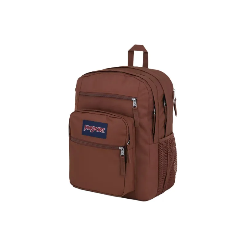 JanSport Polyester Backpack Large Size Unisex Dark Brown-1