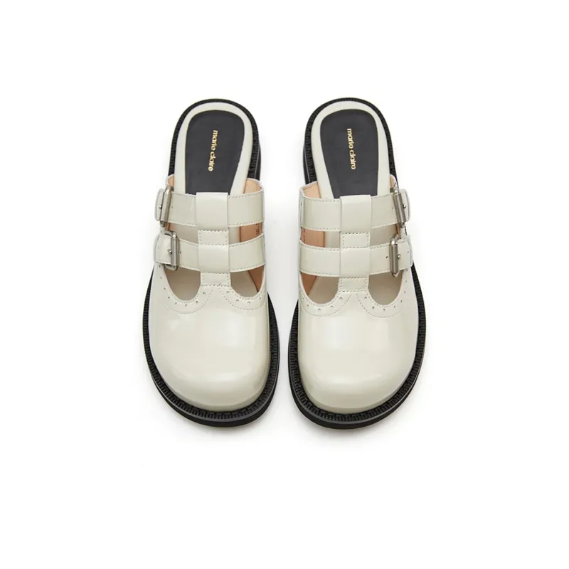 Marie Claire Rubber Sole Quiet Odor Resistant Closed Toe Slippers Women's-7