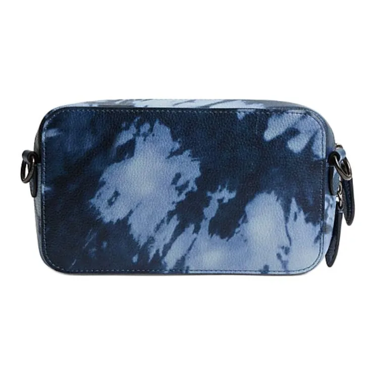 COACH Charter Pebbled Leather Shoulder Bag Crossbody Bag Mini Men's Midnight Navy-1