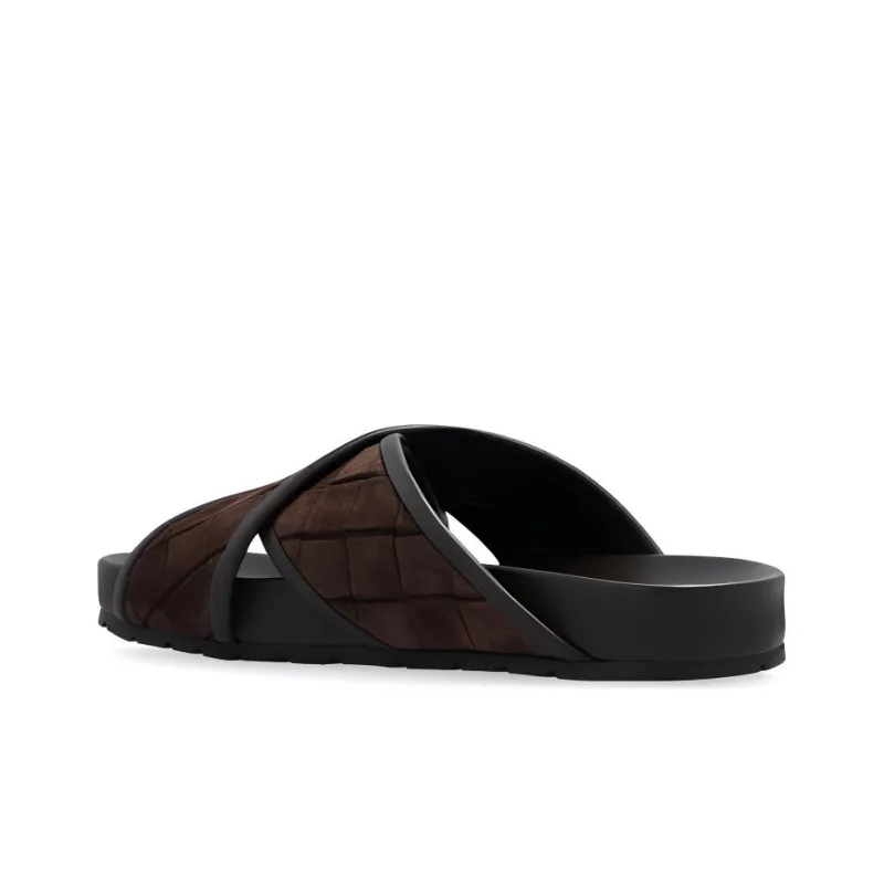 Bottega Veneta Crossover Strap Slip On Sandals-3