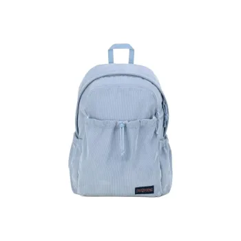 JanSport Polyester Backpack Unisex Blue Corduroy