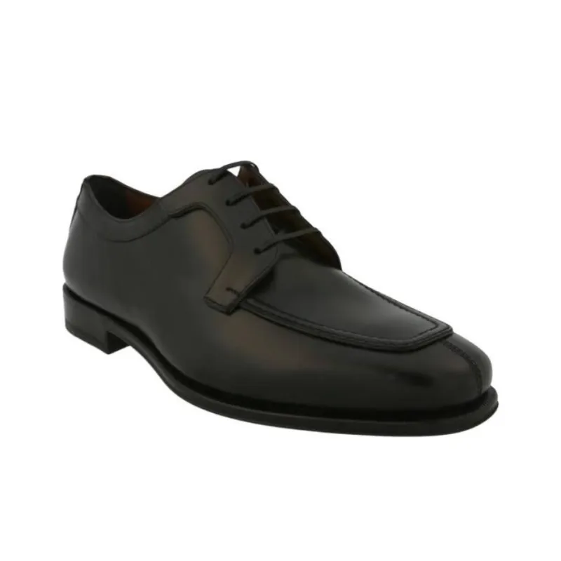 FERRAGAMO Sylvester Dress Shoes Men's Black-2