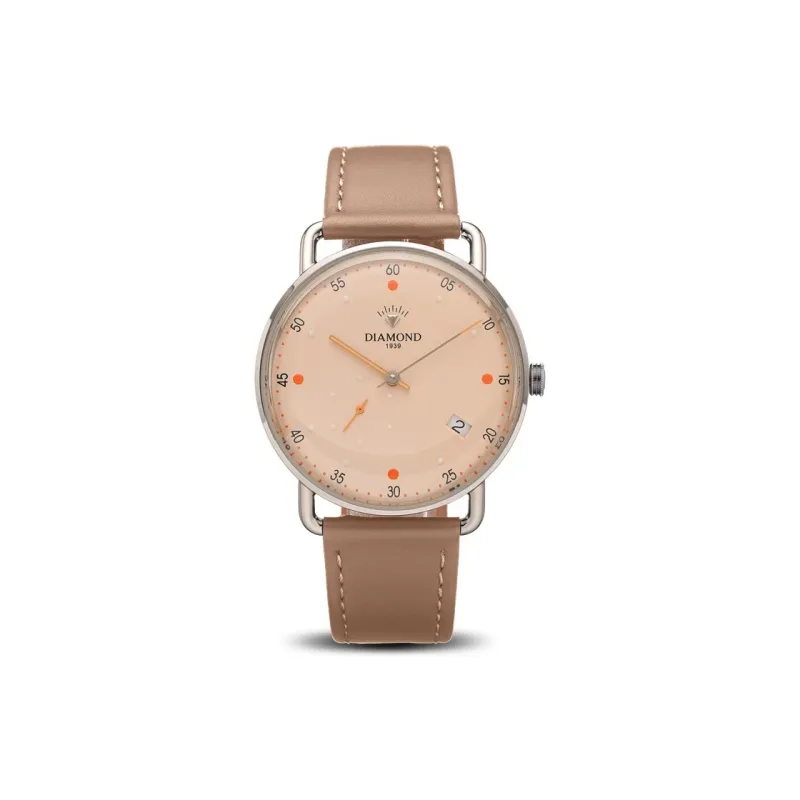 Diamond Automatic/Manual Mechanical Movement Watch Unisex White Dial-3
