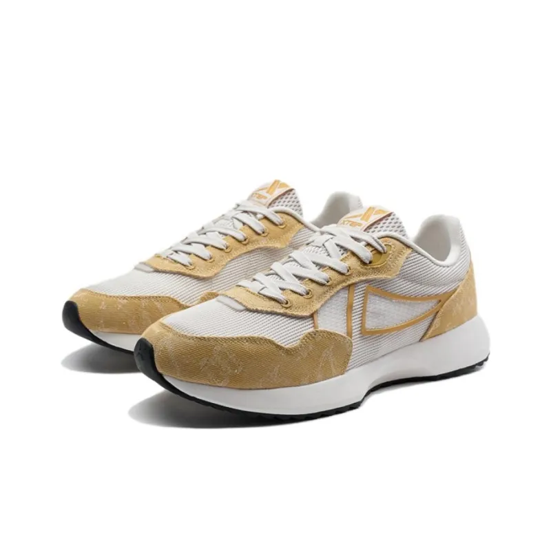 XTEP Trace Shadow 5.0 Wear resistant And Lightweight Low Top Casual Shoes Men's Yellow Gray-2