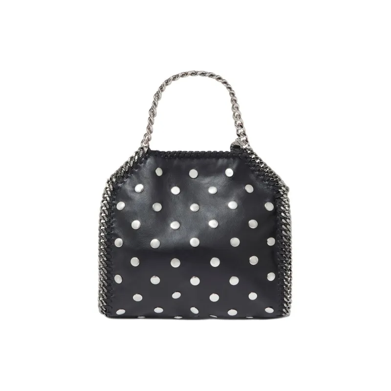 Stella McCartney Polyester With Polyurethane Shoulder Bag Crossbody Bag Handbag Mini Unisex Pitch Black-3