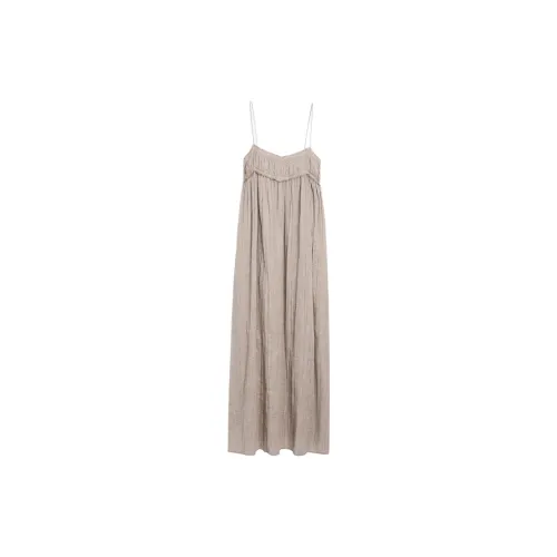 Massimo Dutti Slip Dresses Women's Brown