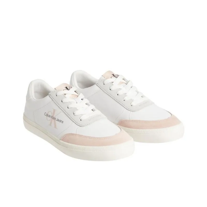 CKJ CALVIN KLEIN JEANS Low Top Skateboard Shoes Women's Pink-2