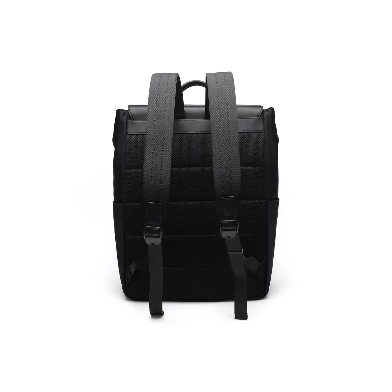 ELLE HOMME Fabric Backpack Large Size Men's Black-2