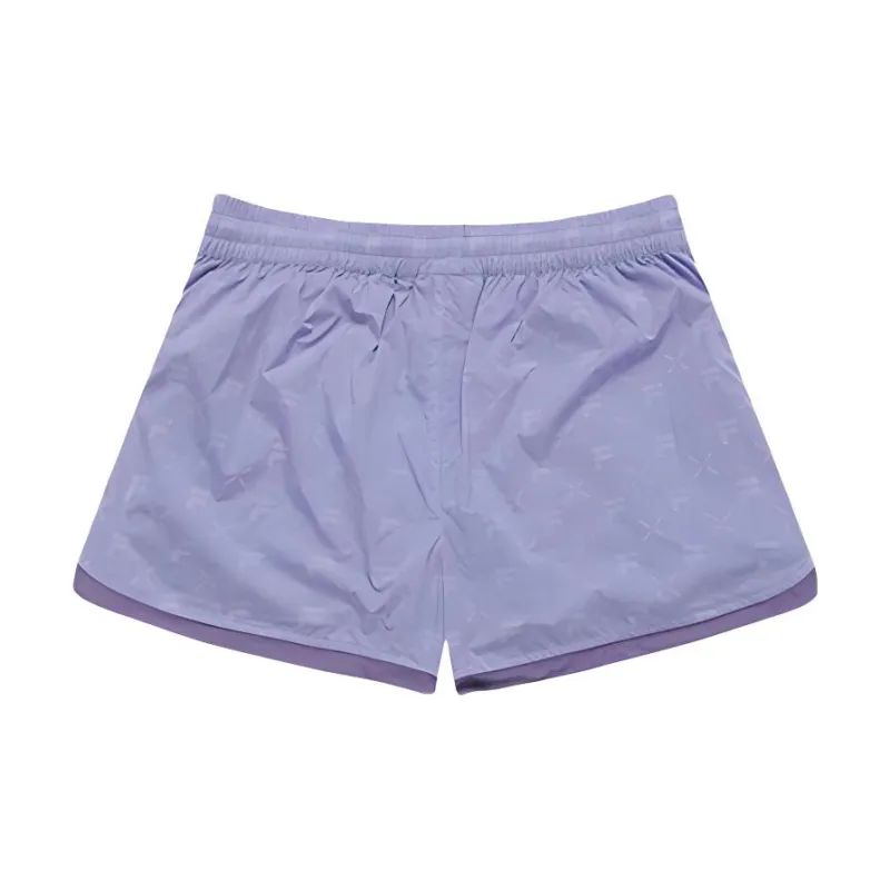 FILA FUSION Casual Shorts Women's Water Smoke Purple-1