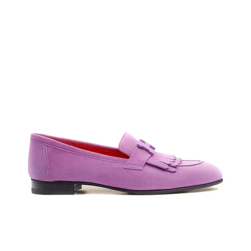 HERMES Royal Casual Single Shoes Women's Parma Purple-1
