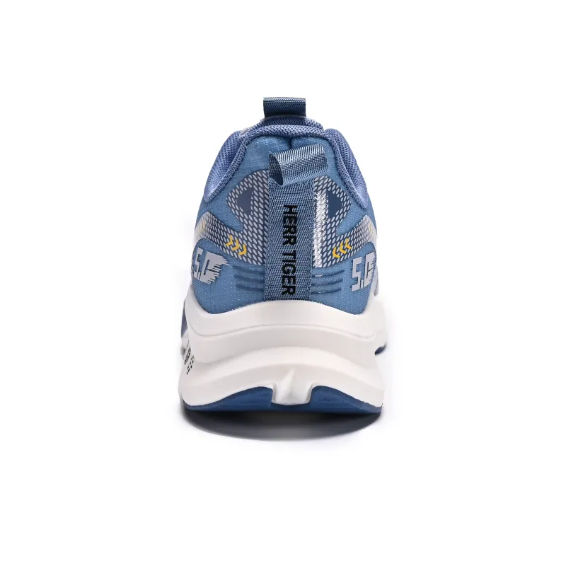 HERR TIGER Cushioning Anti-Slip And Wear-Resistant Breathable Rebound Low-Top Running Shoes Men's Cut-Out White Orange-31
