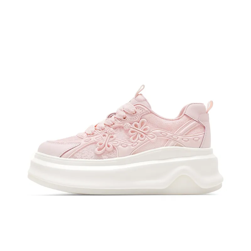 C°BANNER Low Top Canvas Shoes Women's Pink-0