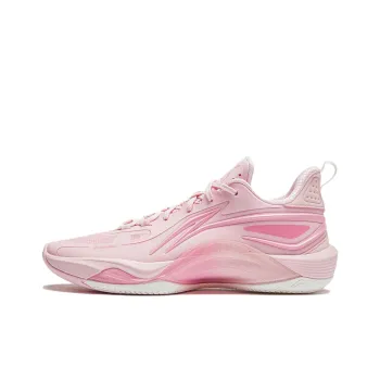 LiNing Shining Durable Breathable Low Top Basketball Shoes Men's Pink