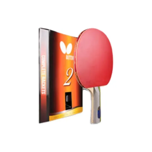 Butterfly DHS Ping Pong Paddles Unisex Pure Wood Red Unisex All Wood
