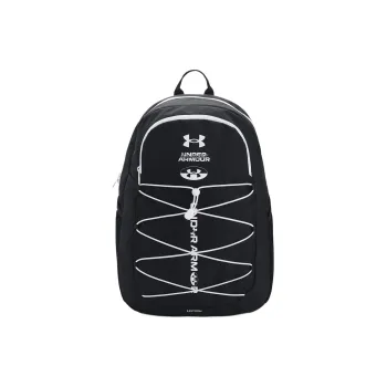 Under Armour Polyester Backpack Regular Unisex Black & White