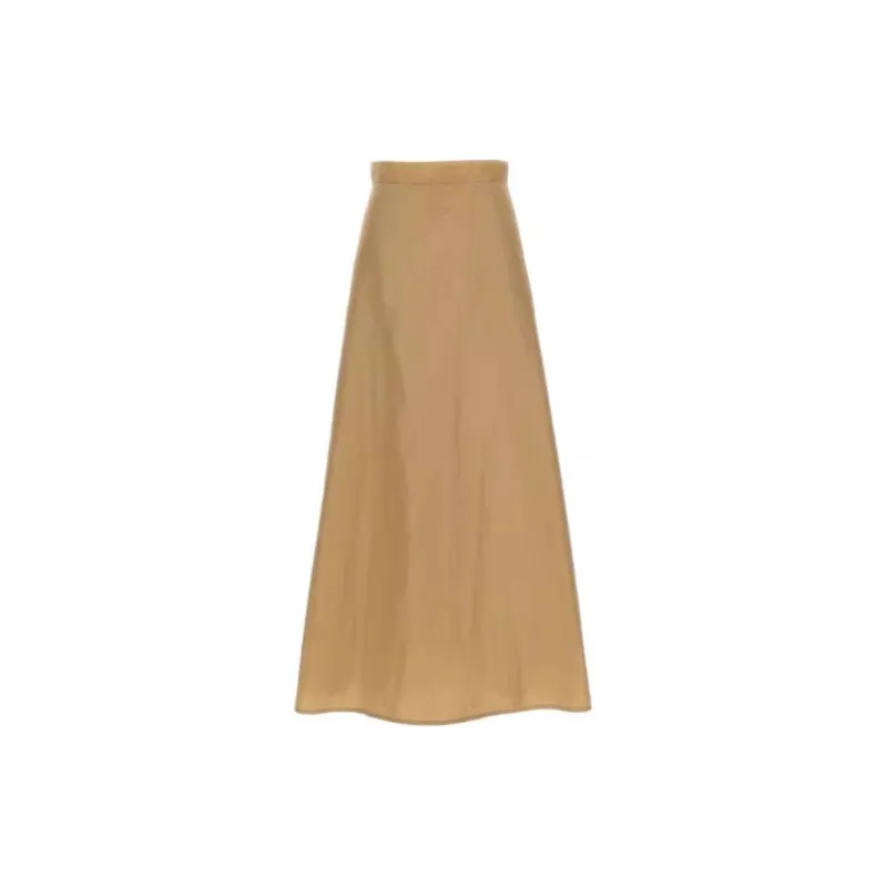 JIL SANDER High Waisted Flared Skirt-1