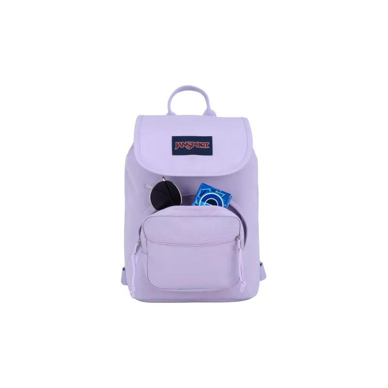 JanSport Recycled Polyester Backpack Mini Light Purple-3