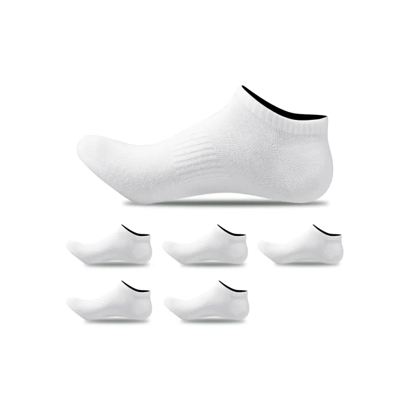 H YXIANG No Show Socks Men's 6 Pack-5