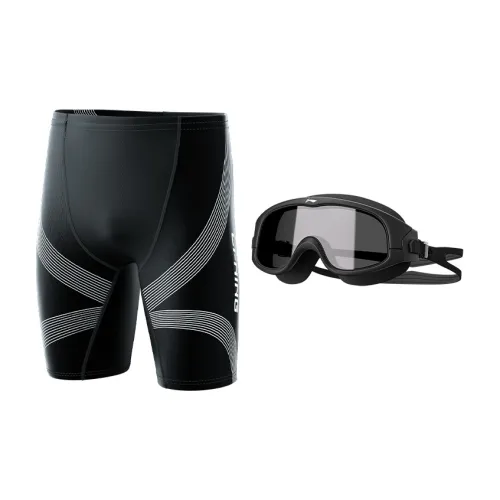 LiNing Swimming Sets Polyester Polyester Polyamide Pool Beach Men's Black