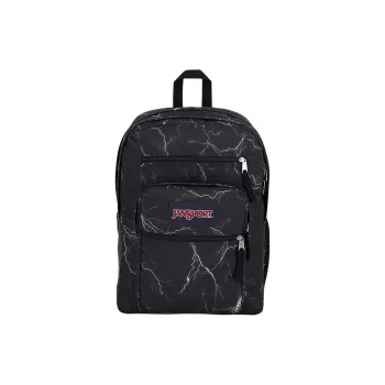 JanSport Recycled Polyester Backpack Large Size Unisex Black & White