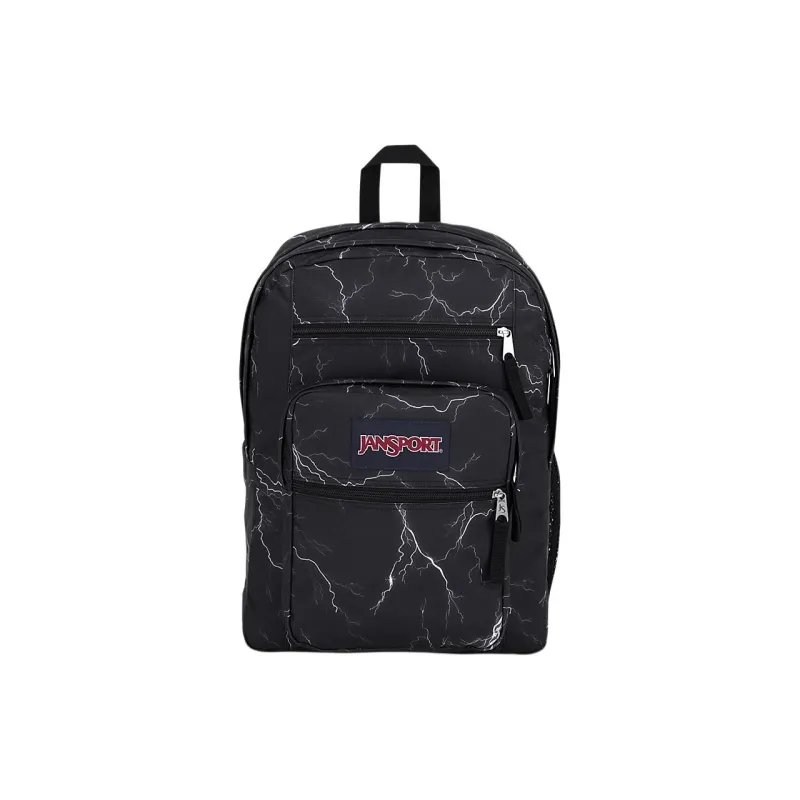 JanSport Recycled Polyester Backpack Large Size Unisex Black & White-0
