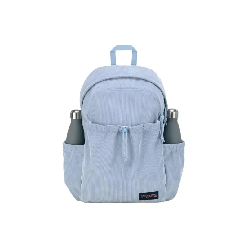 JanSport Polyester Backpack Unisex Blue Corduroy-1